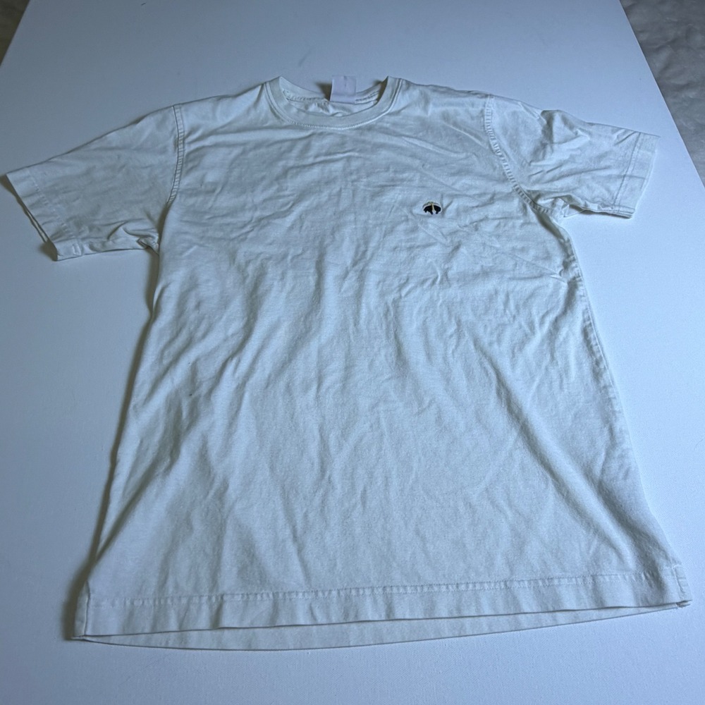 Brooks Brothers Mens White Supima Cotton Golden Fleece Logo T-Shirt Small